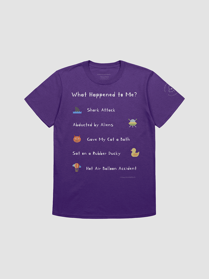 WHAT HAPPENED TO ME ? (2025 Edition): Unisex Softstyle T-shirt, Purple product image (1)