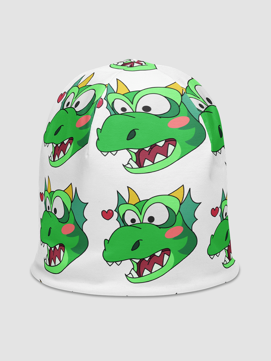Lotta Love Green Dragon All-Over Print Beanie product image (3)