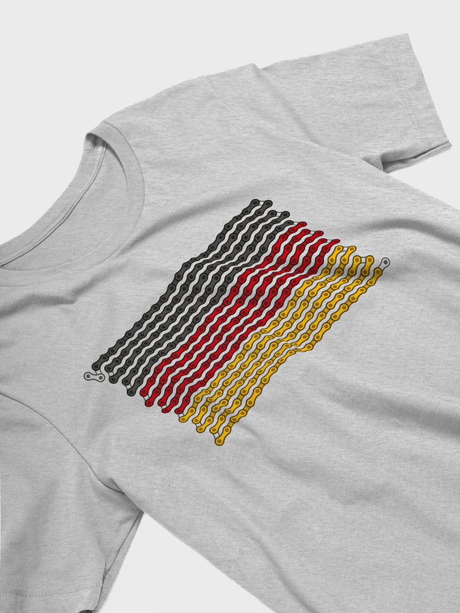Germany Bike Chain Flag on Light Color Supersoft Tee product image (6)