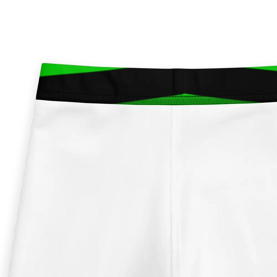Striped Black and Green Kids Leggings product image (4)