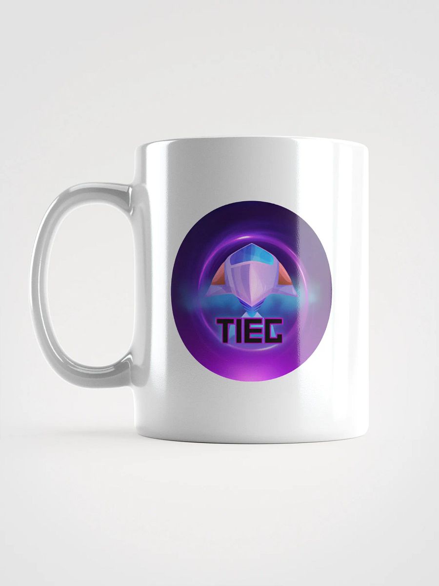 Futuristic Emblem White Glossy Mug TIEG product image (17)