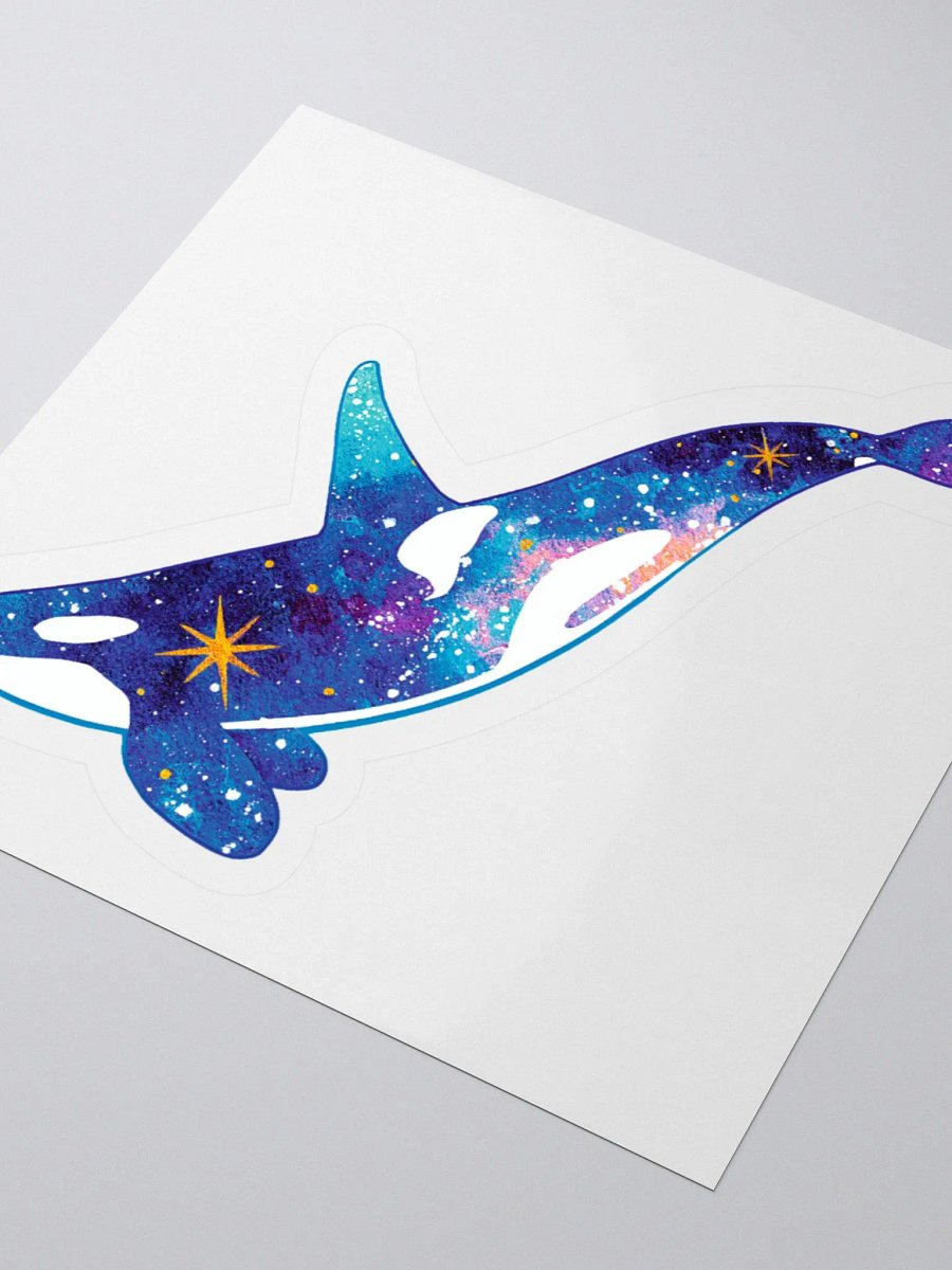 Galaxy Orca - Kiss Cut Sticker product image (3)