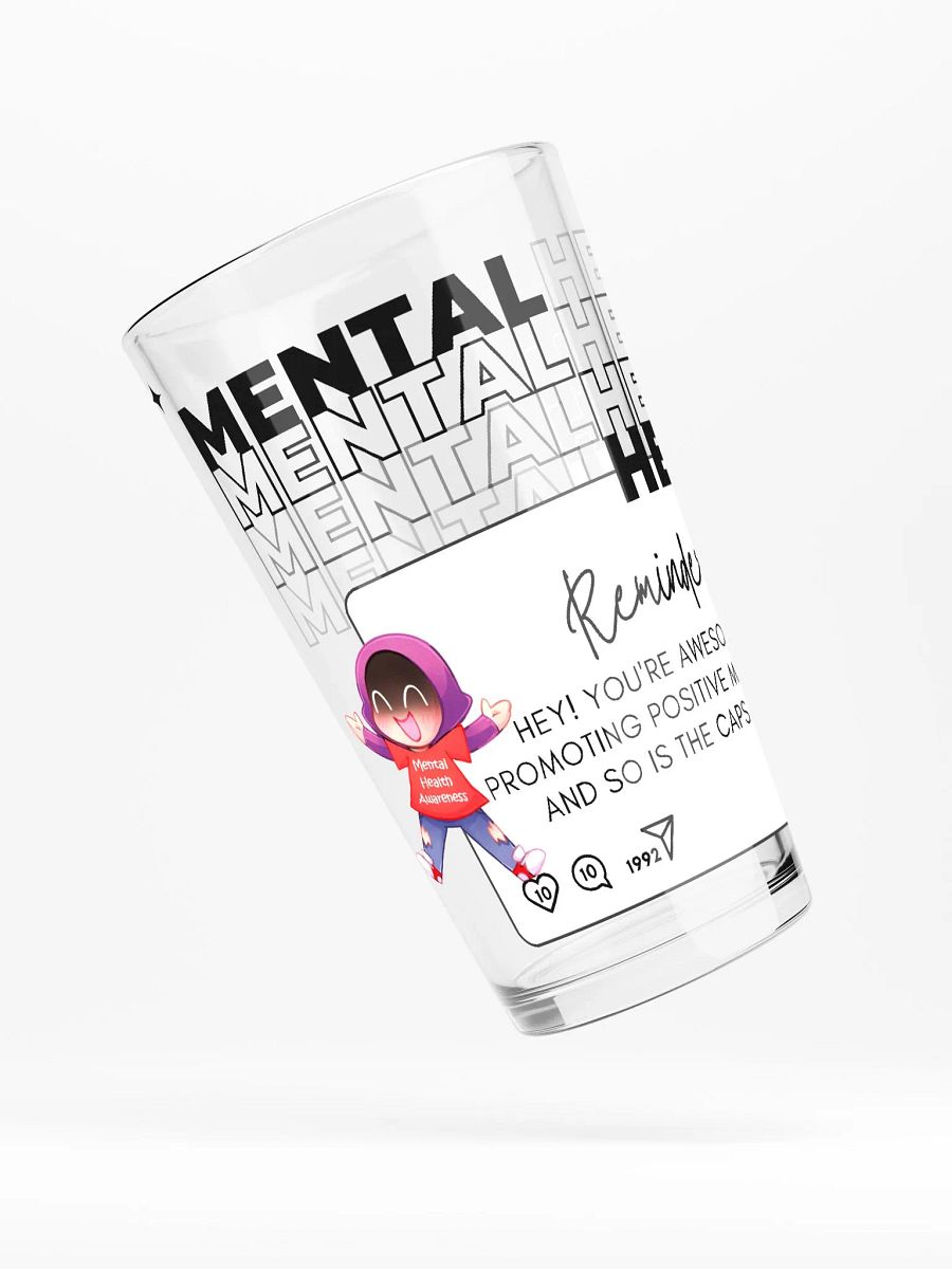 Mental Health Awareness Pint Glass product image (4)