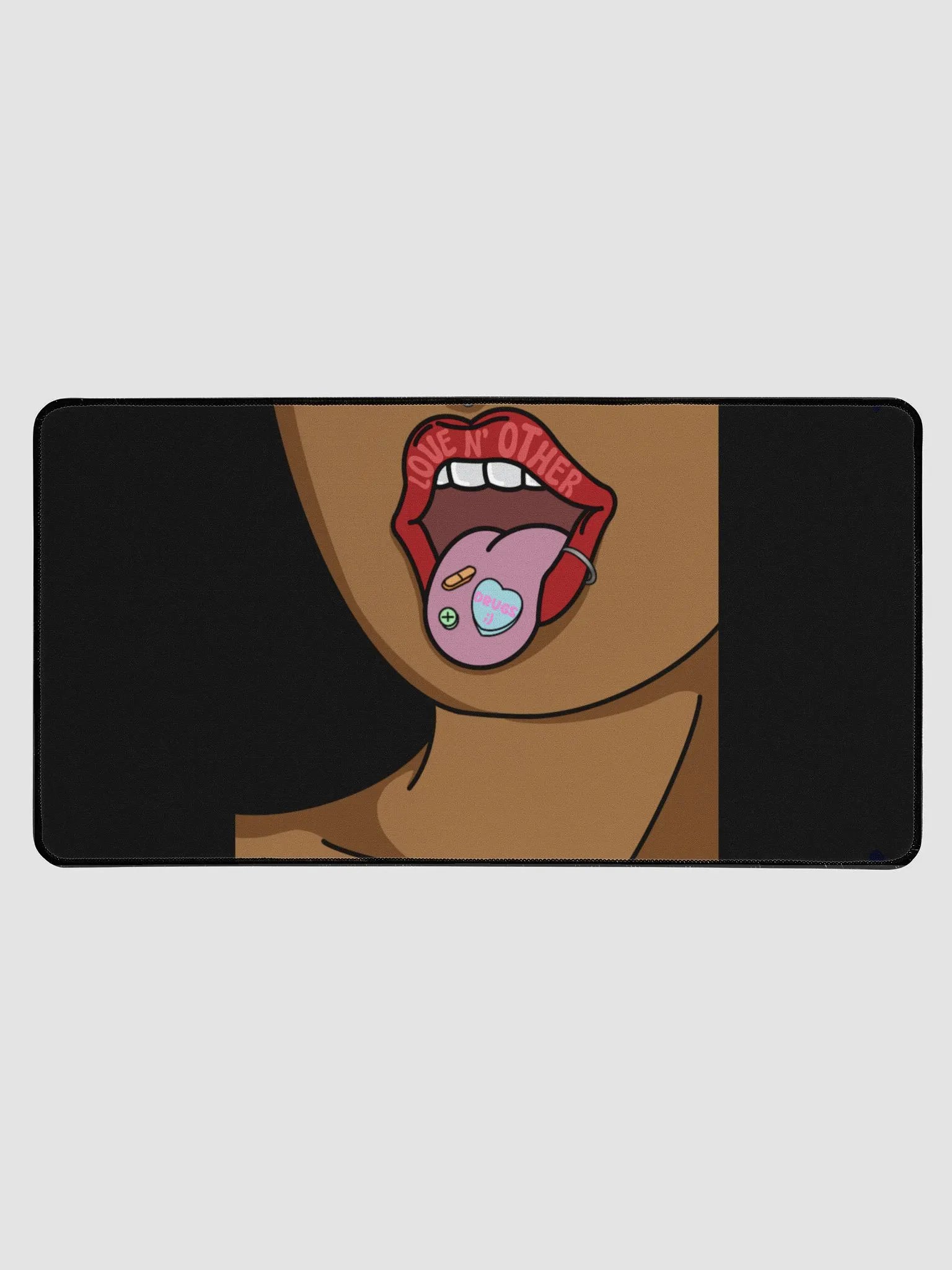 LOVE N' OTHER DRUGS DESK MAT. product image (1)