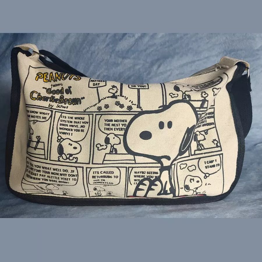 Snoopy Large Capacity Handbag Shoulder Bag Crossbody Bag Adjustable Shoulder Str product image (4)