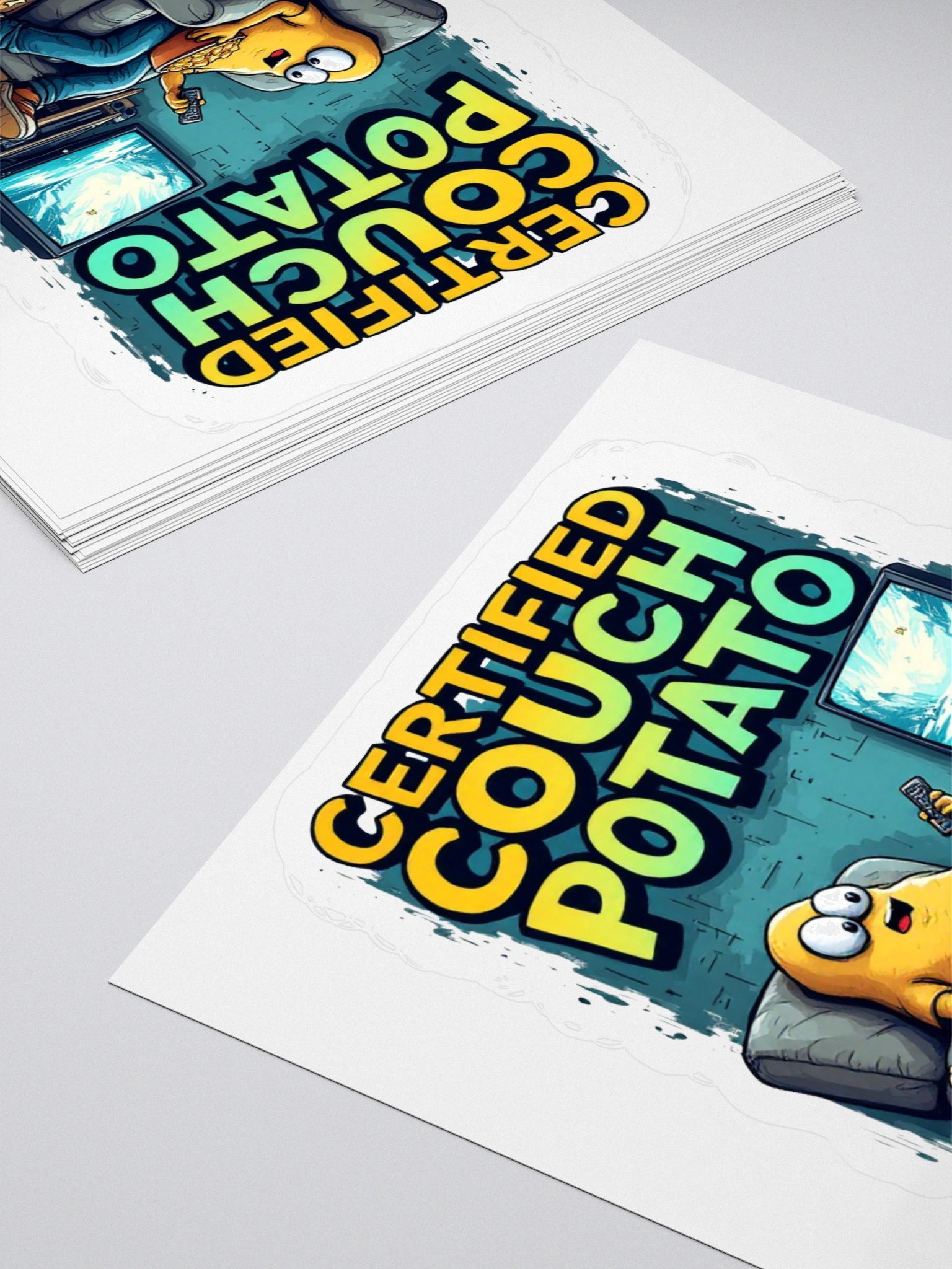 Certified Couch Potato Sticker Set product image (11)