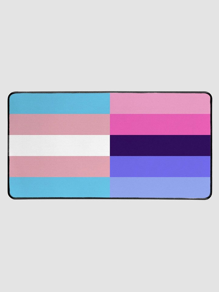Trans/Omni Flag Desk Mat 15.5