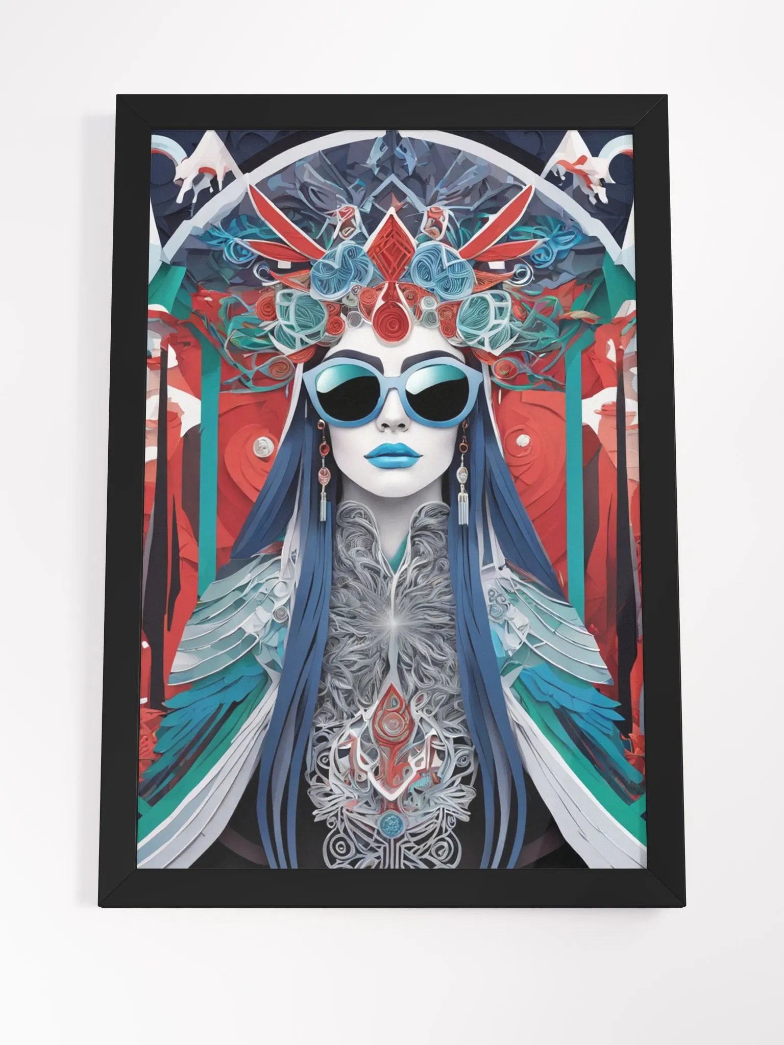 Winter Wiccan 04 - Framed Matte Poster product image (4)
