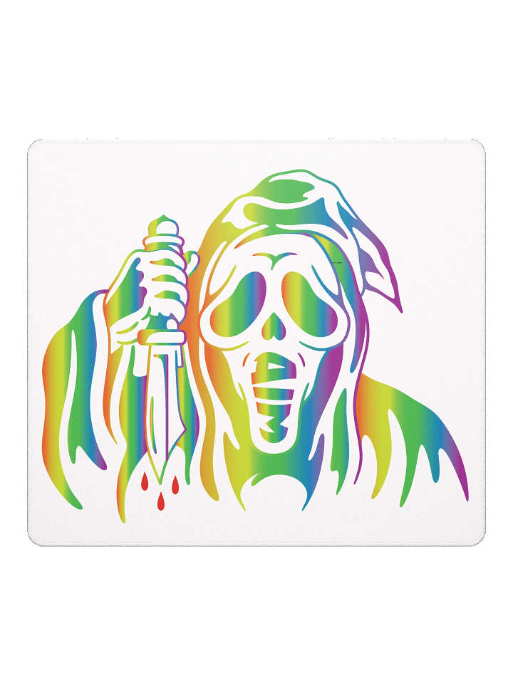 Rainbow Ghost Mouse Pad product image (3)
