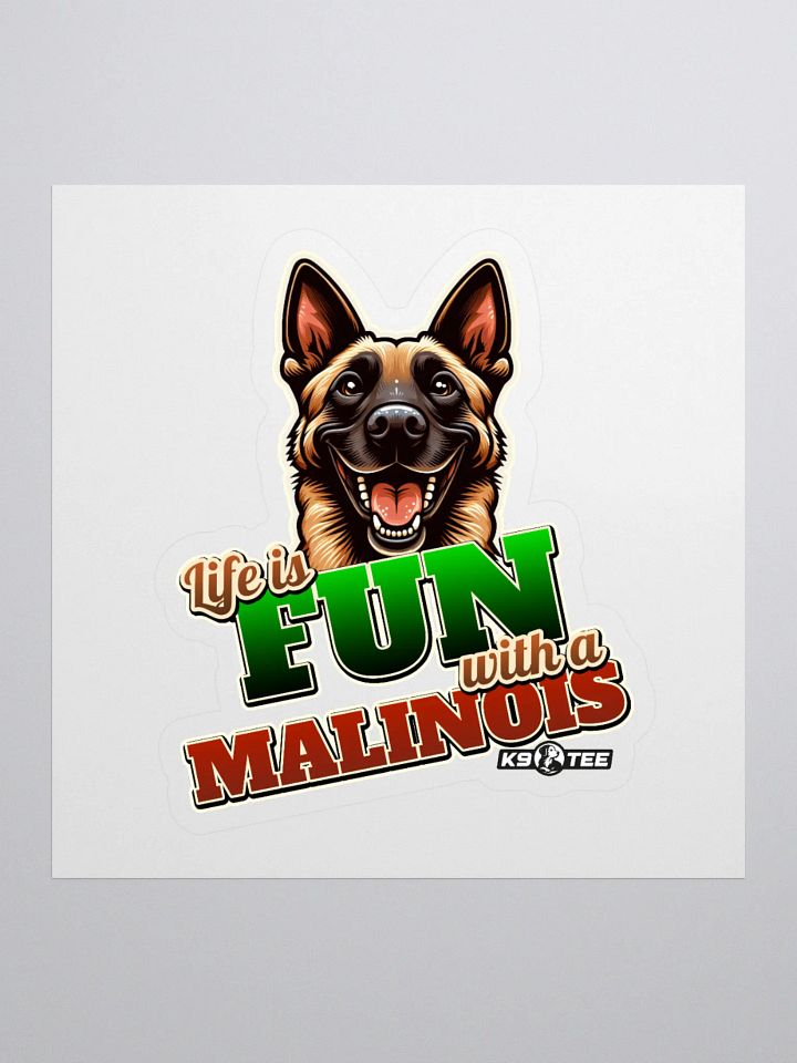 Fun Malinois Kiss Cut Stickers product image (1)