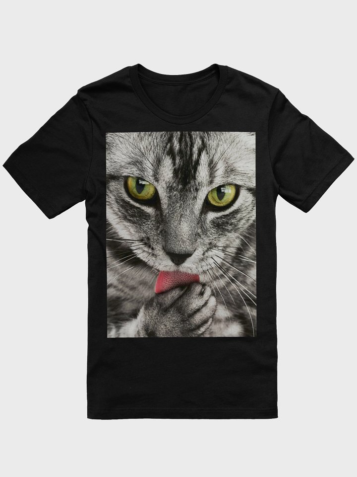 Ethereal Feline Gaze T-Shirt product image (1)