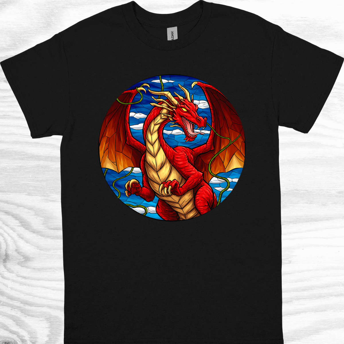 Stained Glass Red Dragon product image (1)