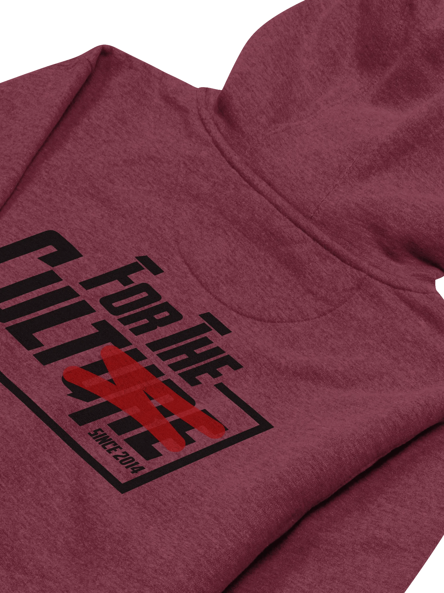 For the Culture Black and Red Hoodie product image (4)