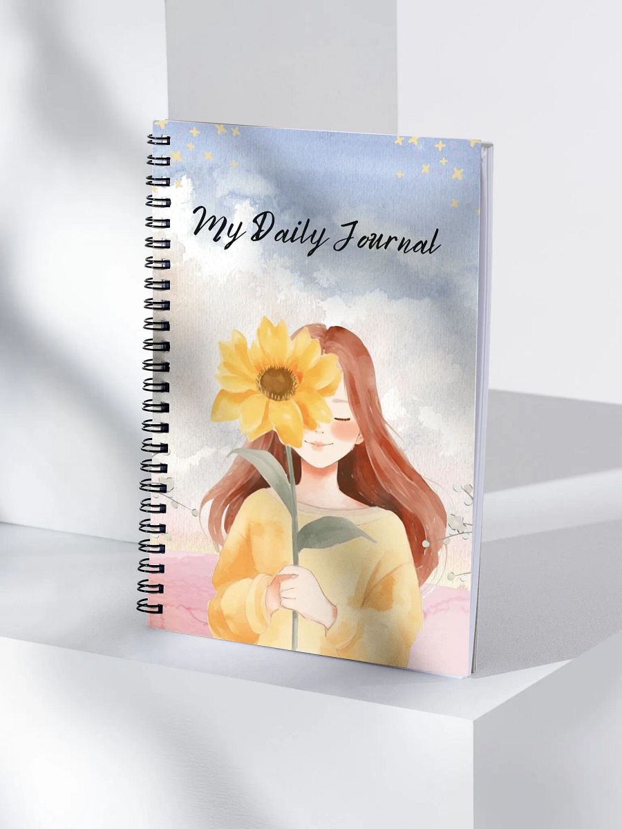 Sunflower Serenity Spiral Notebook product image (4)