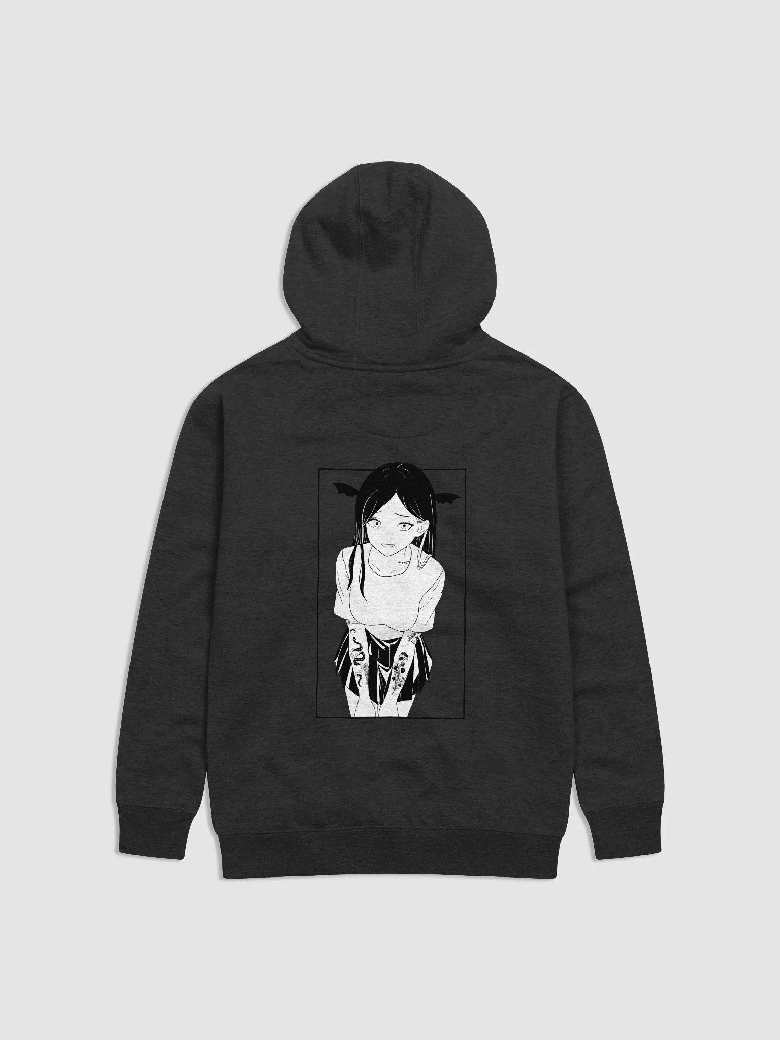 Plebbeee Waifu Hoodie (Black) product image (2)