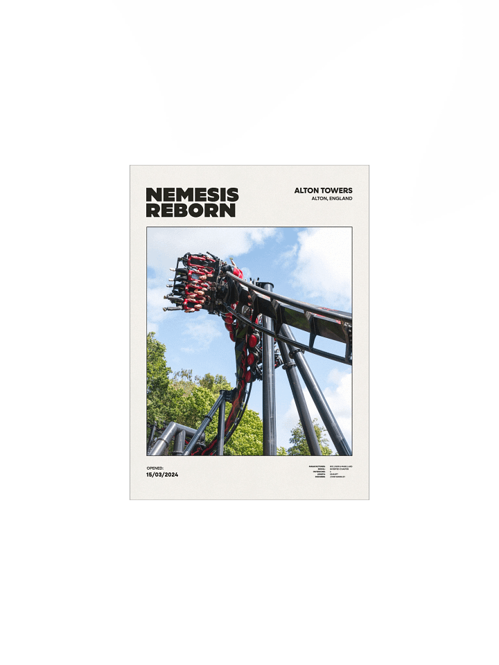 Nemesis Reborn Corkscrew Premium Poster product image (1)