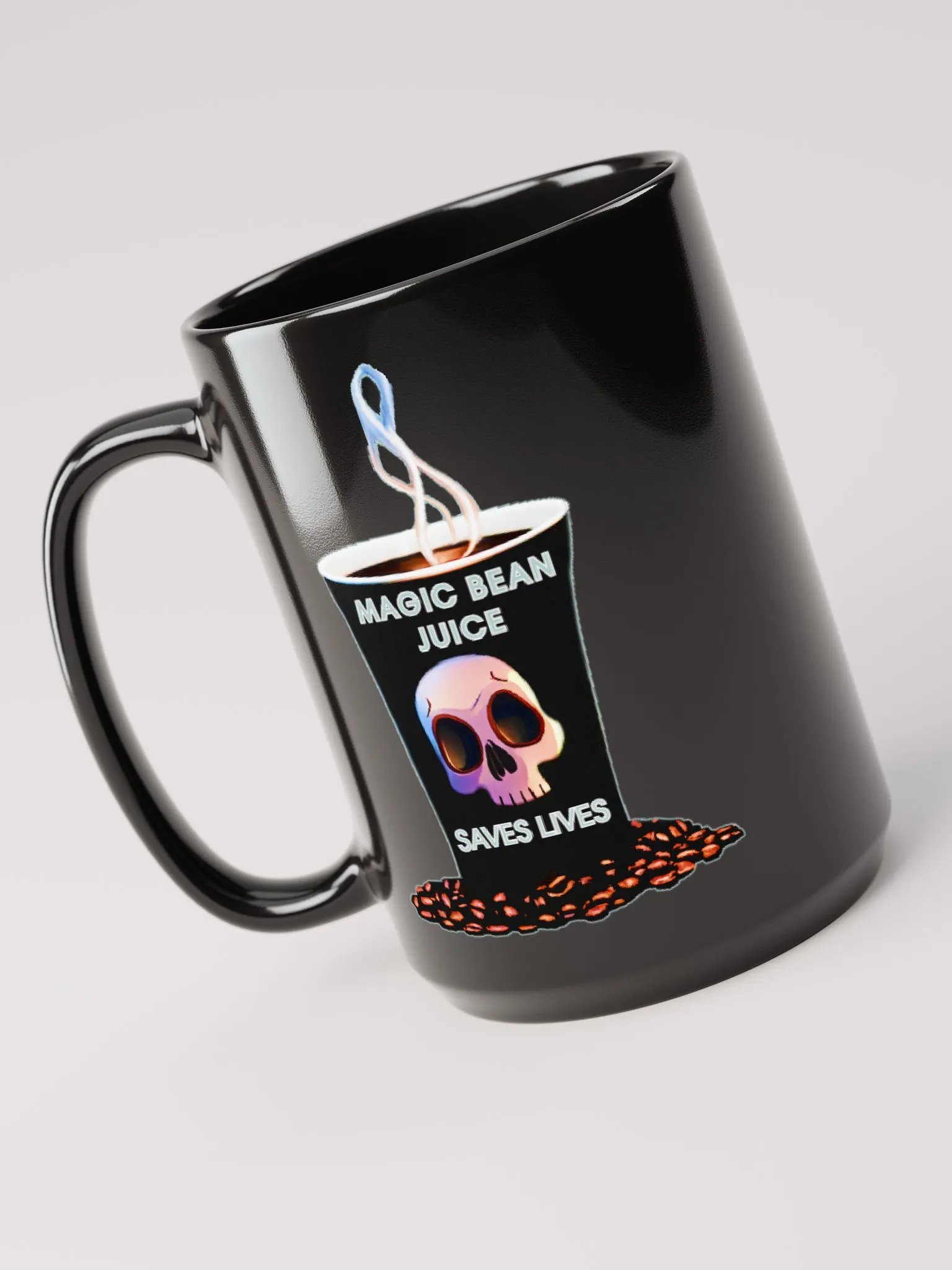 Magic Beans 15oz Mug Black product image (3)