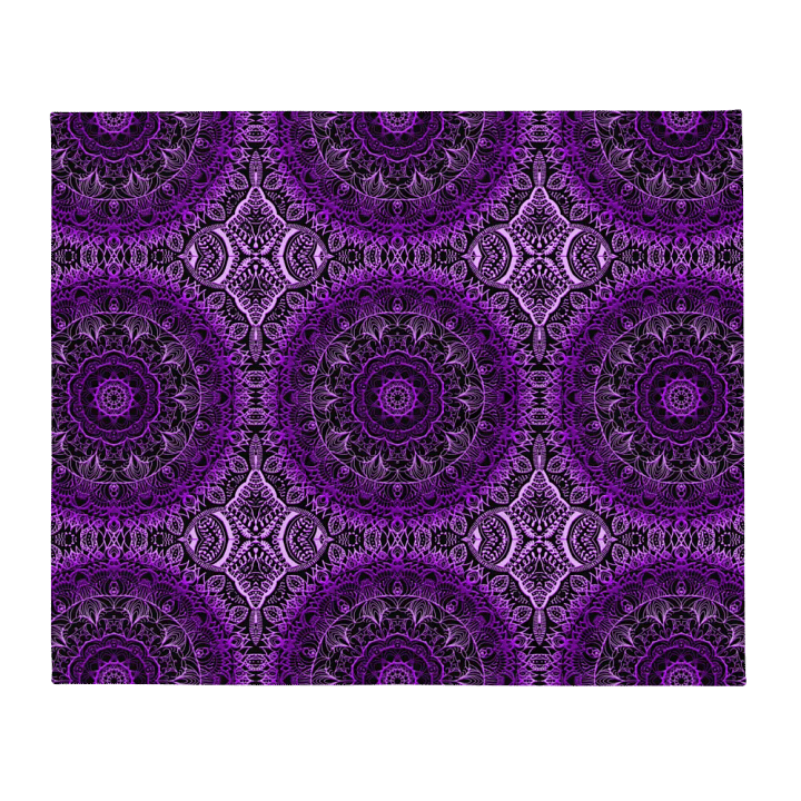 Mystic Mandala Dream Throw Blanket product image (2)