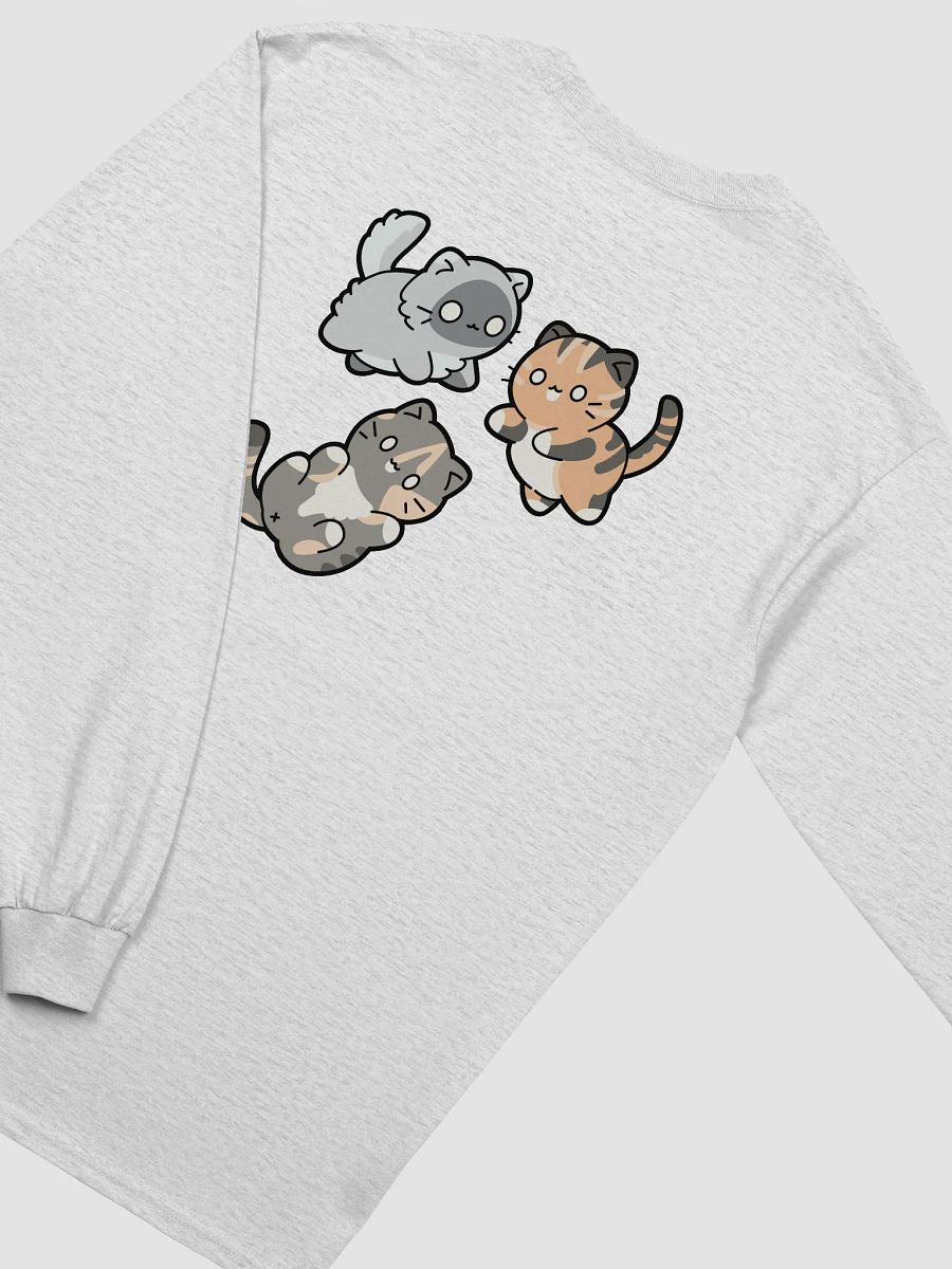 Chat Cat Crew Long-Sleeve T-Shirt product image (37)