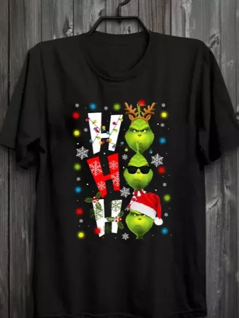 The Grinch Resting Grinch Face Merry Christmas Xmas T Shirt product image (1)