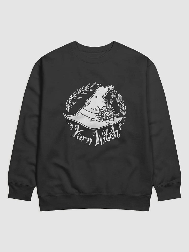 Cotton Heritage Premium Sweater - Yarn Witch Live Logo product image (1)