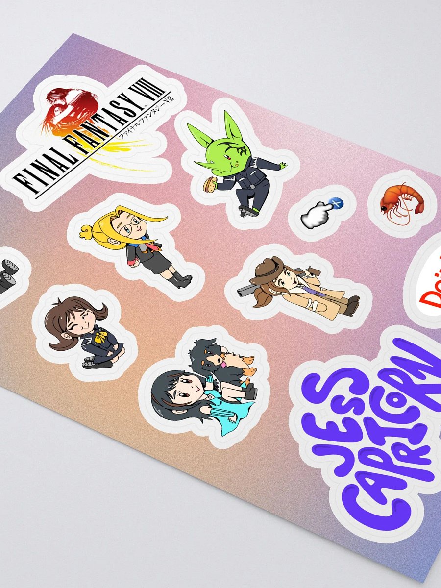 Final Fantasy VIII Sticker Sheet product image (2)
