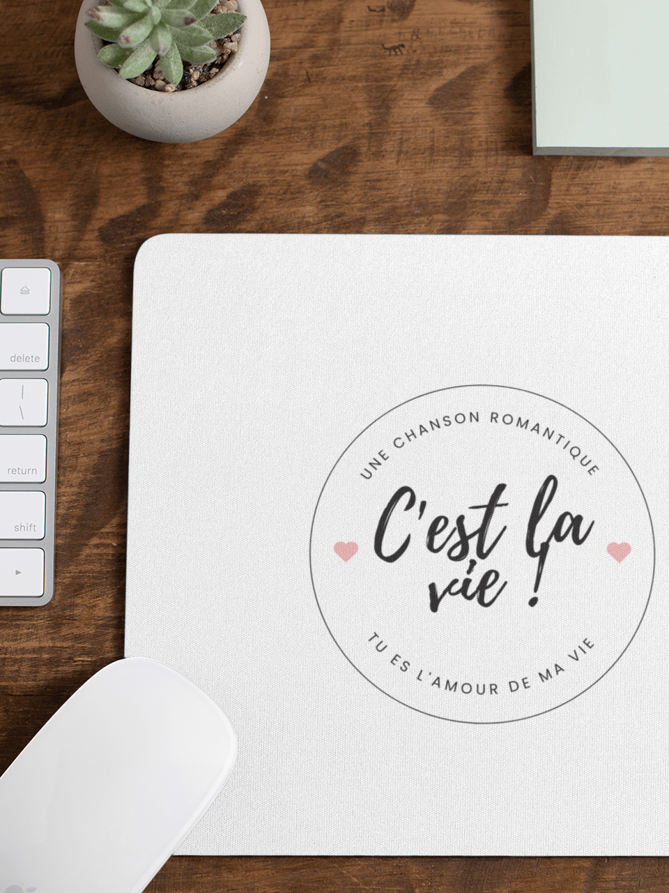 C'est la vie Mouse Pad product image (1)