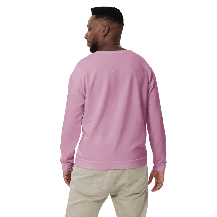 Plain Lilac Purple Soft Summer Unisex Recycled Polyester Heavyweight Premium Sweatshirt by Treasure Pie product image (12)