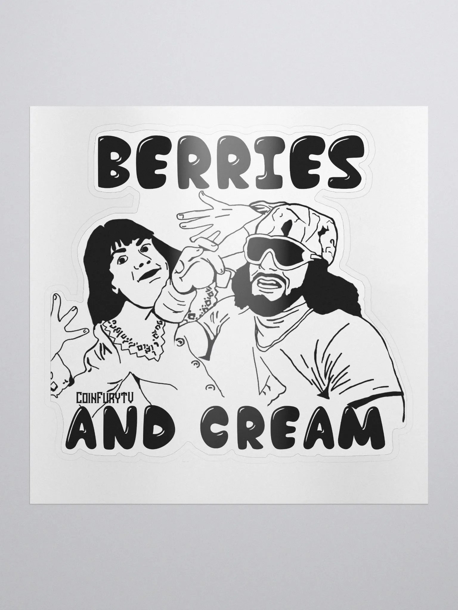 Berries and The Cream - Sticker product image (1)
