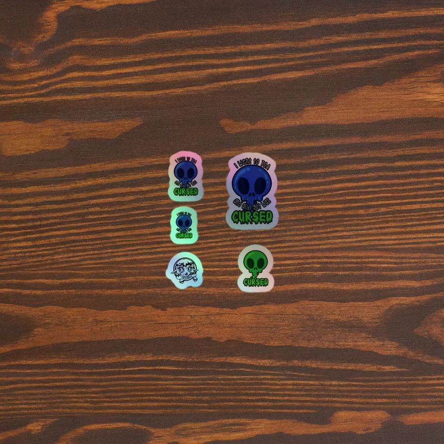 All I Got Was Cursed - Shaman - Holo Sticker Sheet product image (5)