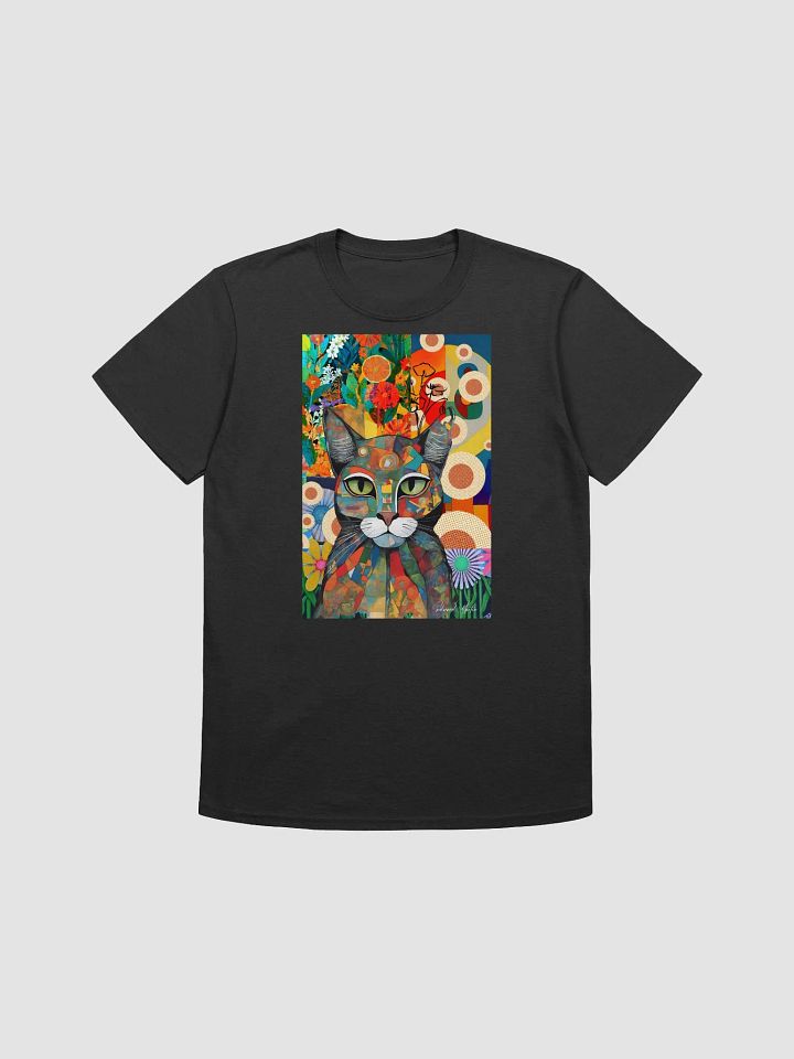 Jardin Cat Art Unisex T-Shirt product image (2)