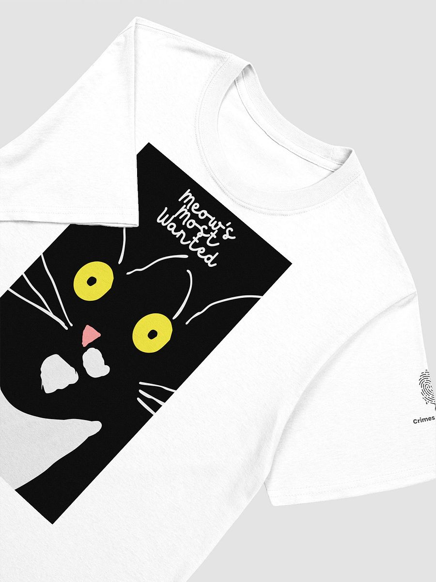 Meows Most Wanted Artistry T-Shirt in White product image (3)