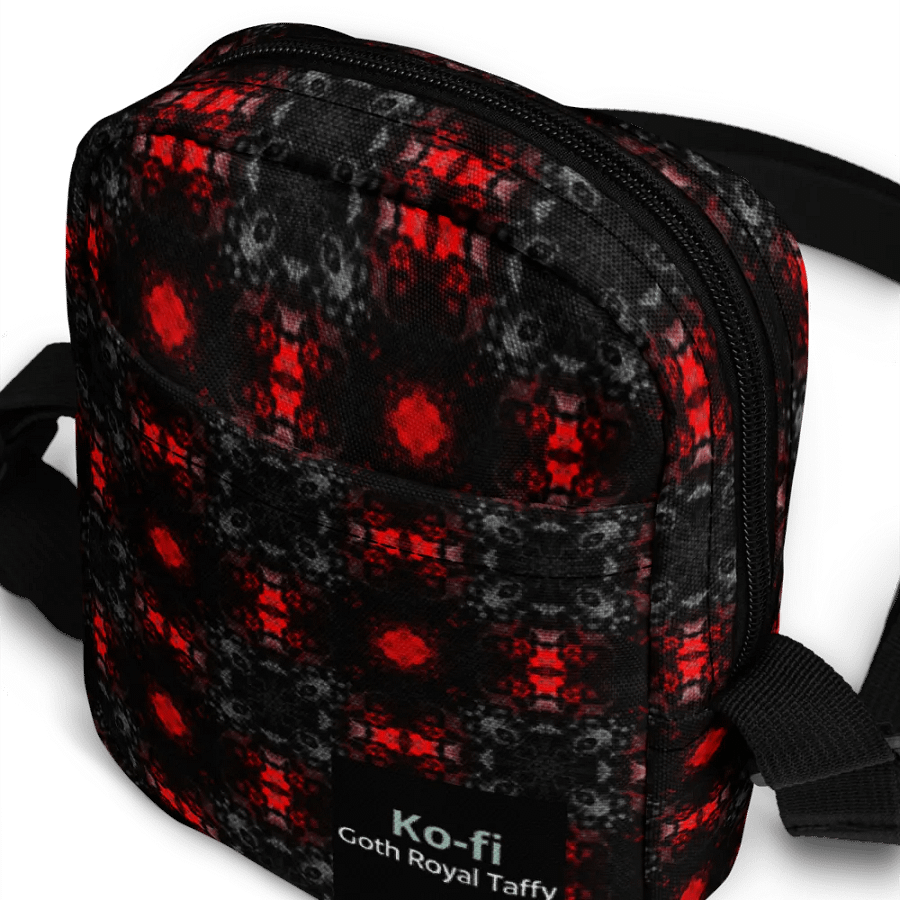 Goth Signature Patterned Crossbody Bag | Goth Royal Taffy | Ko-fi product image (11)