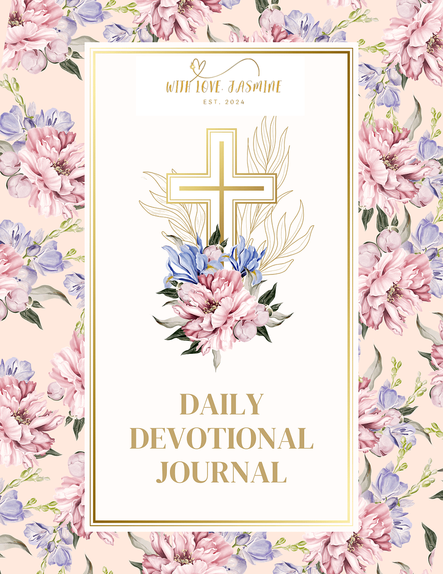 Digital Daily Devotional Journal, With Love Jasmine product image (1)
