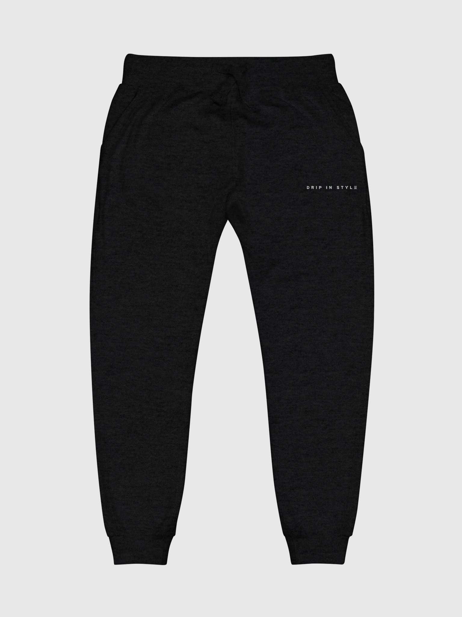 DRIP IN STYLE UNISEX FLEECE SWEATPANTS - BLACK product image (1)