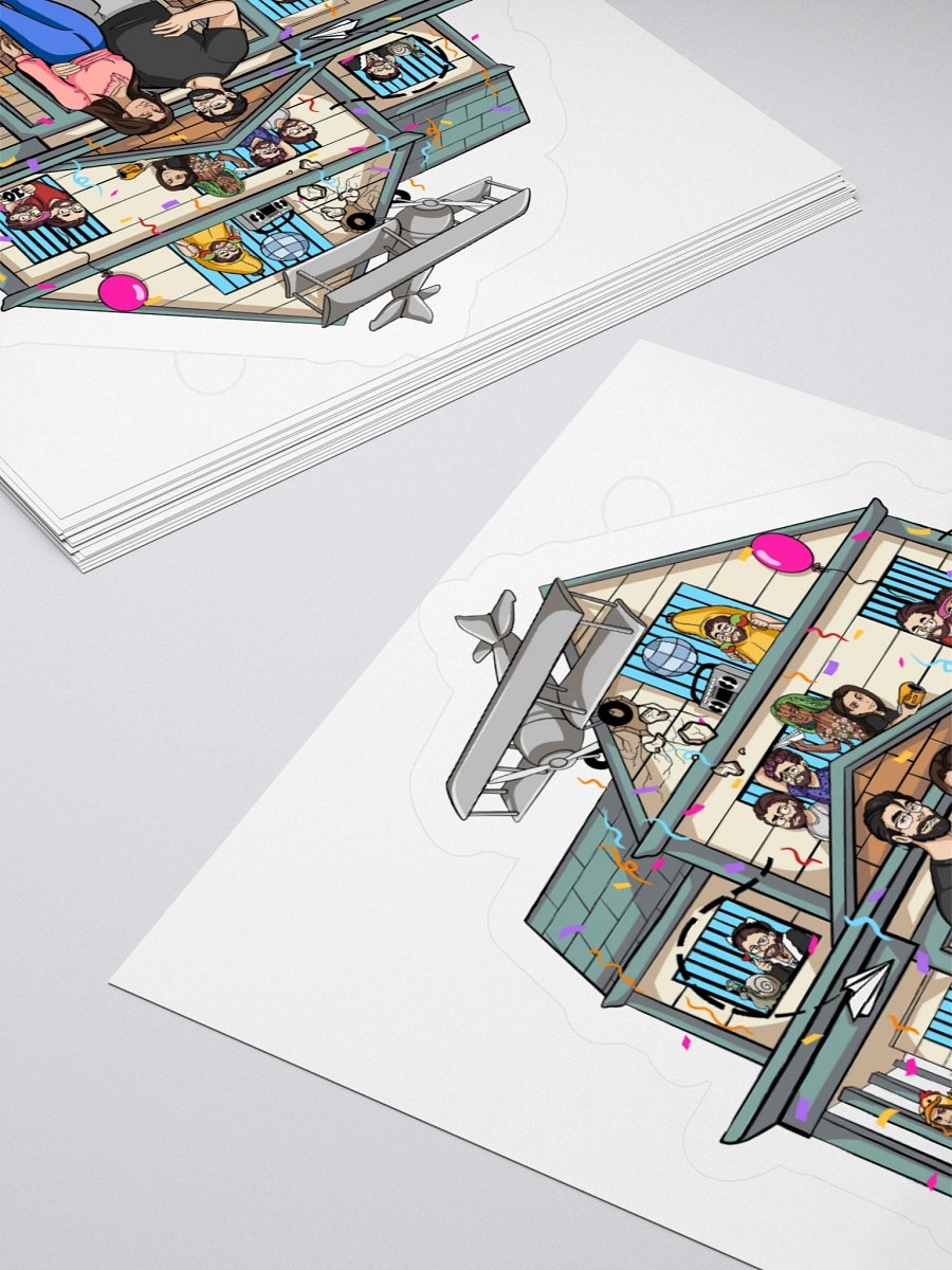 "Full House of J" Kiss Cut Sticker product image (4)