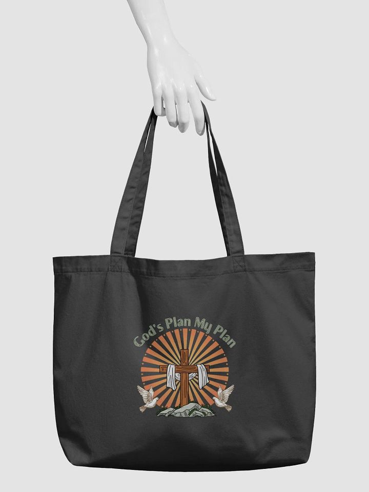God`s Plan My Plan, Christian Faith Eco-Friendly Tote Bag product image (2)