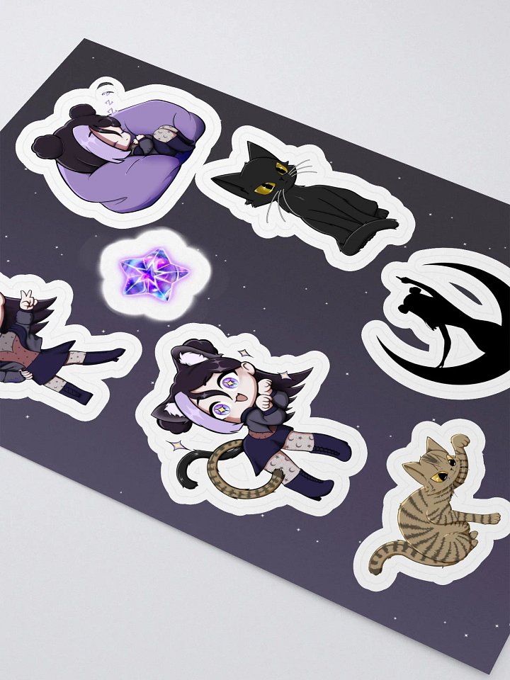 Astrea and Cats Sticker Sheet product image (2)