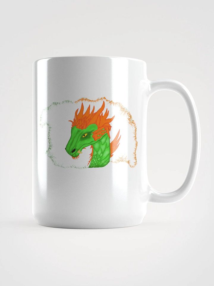 Fiery Dragon White Glossy Mug product image (1)