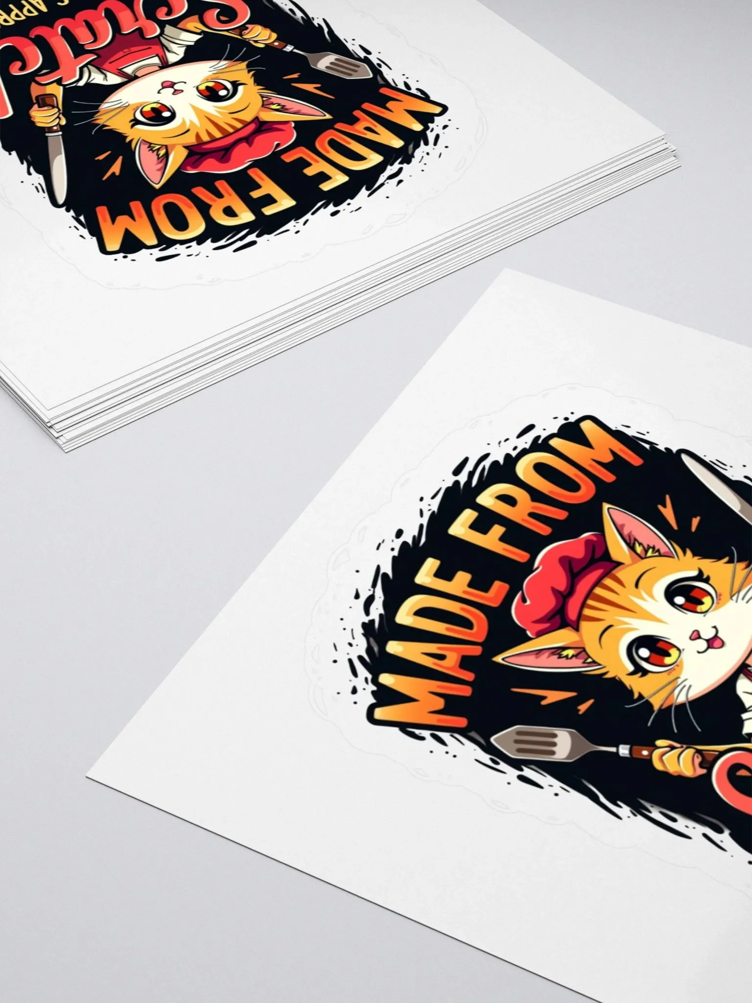Made from Scratch Cat Chef Sticker Set product image (12)