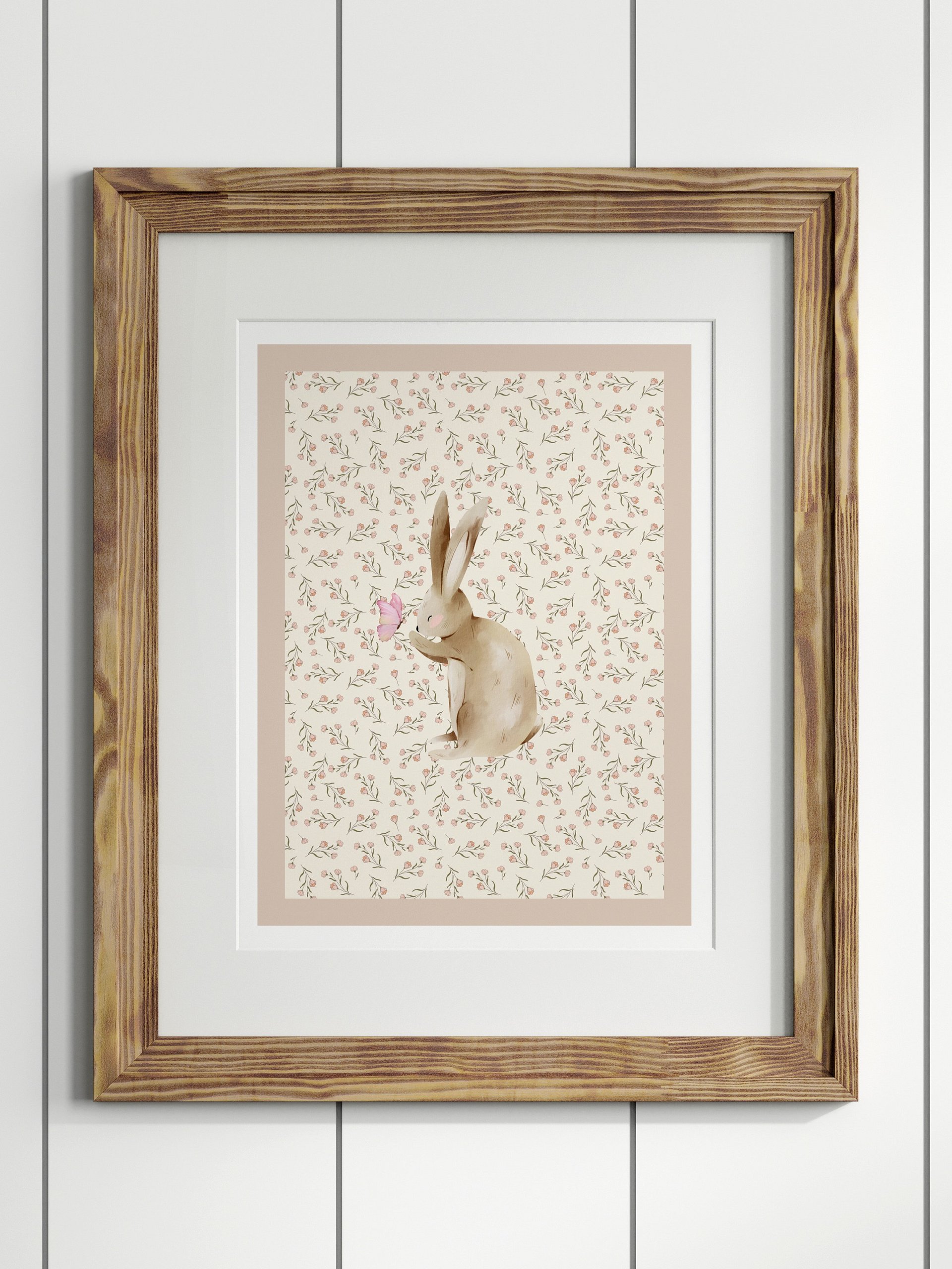 Bunny Boho Nursery Print 2 product image (1)