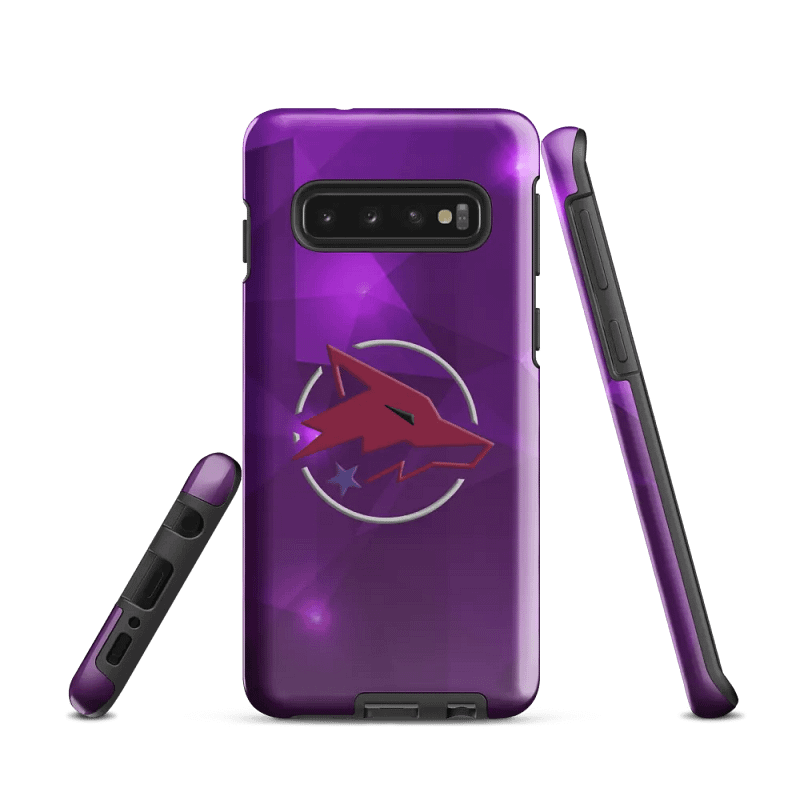 Crimson Wolf Logo Premium Samsung Case