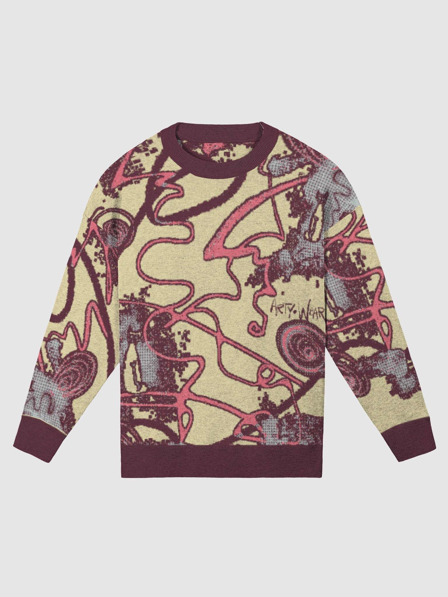 ArtyKnit Ugly Sweater 'Mellow Yellow' product image (1)