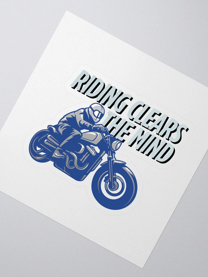 Riding Clears the Mind Sticker Pack | Riding clears the mind. product image (2)