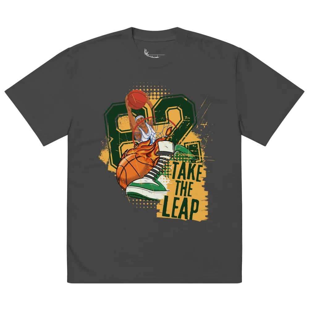 Take the leap Oversized fit unisex tee product image (3)