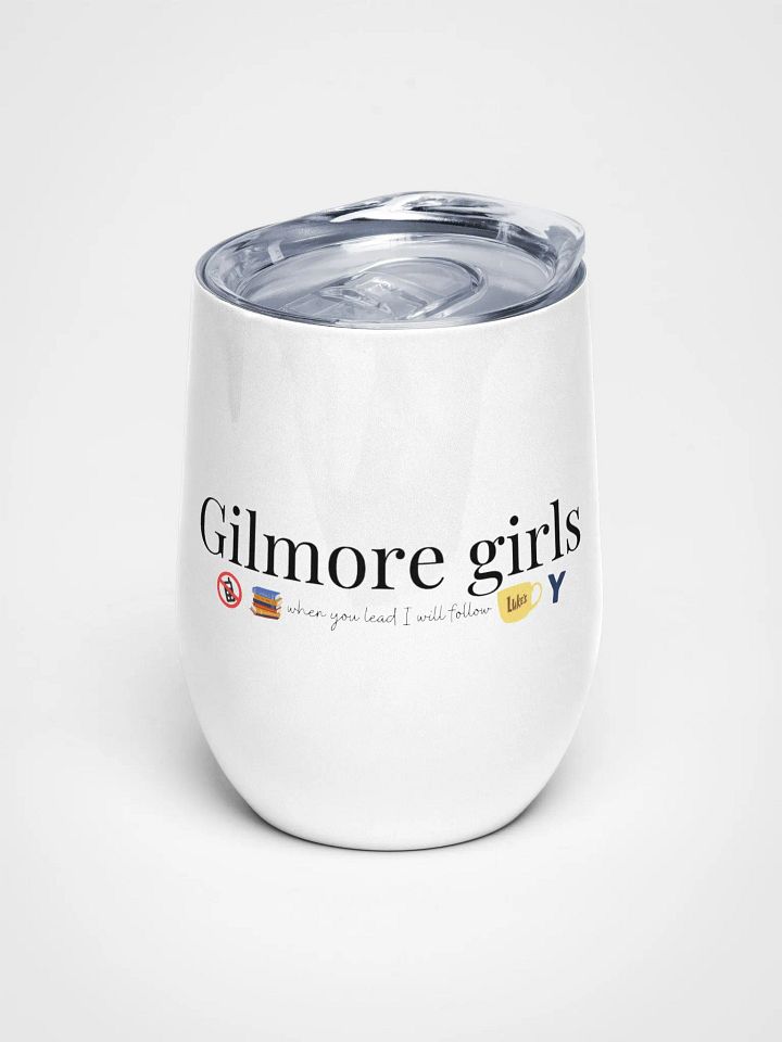 Gilmore Girls White Wine Tumbler – Insulated & Aesthetic Drinkware for Fans product image (1)
