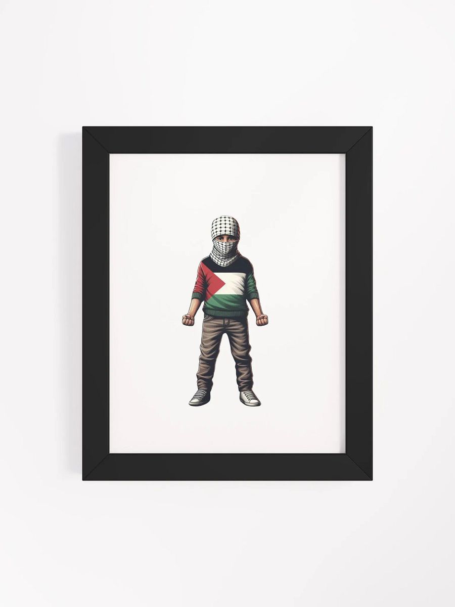 Framed High-Quality Matte Poster (in) | AI Design FREE PALETINA product image (4)