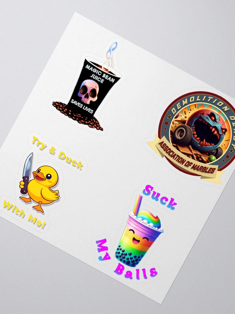 Quirky Kiss Cut Sticker Pack product image (4)