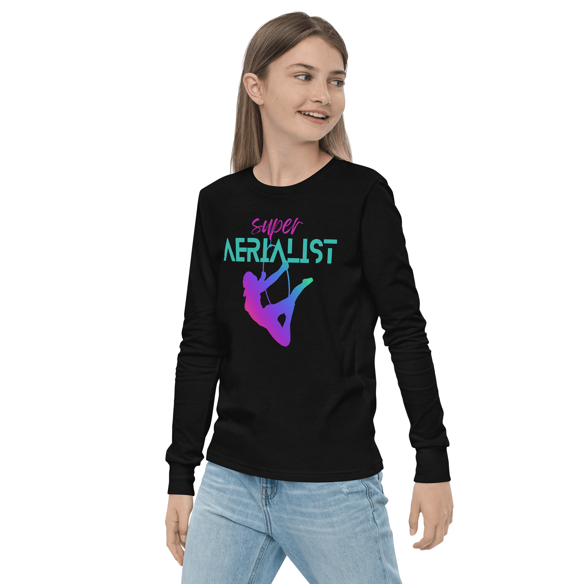 Super Aerialist Youth Long Sleeve Tee product image (3)