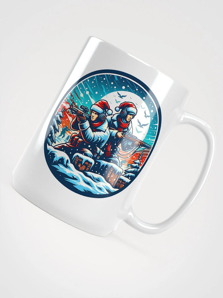 FPS Holiday Mug – Gamers’ Frosty Combat Cheers product image (5)